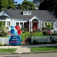 thumbnail image 5 of PHYHOO Garden Flag Happy Birthday Garden Flag Personalized Independence Day Welcome Garden Flag 4th of July Birthday Gifts Outdoor Decorations Yard House Patio Porch White, 5 of 6