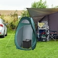 thumbnail image 5 of Portable Camping Toilet, Foldable Toilet for Adults, Porta Potty with Thick Black Garbage Bag for Outdoor Emergency, Waterproof Luggable Loo, Hiking, Car, Travel (Black ), 5 of 7