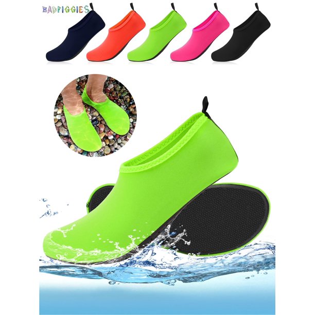 BadPiggies Water Socks Barefoot QuickDry Aqua Skin Shoes, Men Women