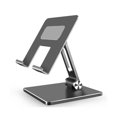 thumbnail image 5 of Soporte de tableta de aleación de aluminio Yashi para iPad ajuste de Ángulo alto multifuncional gris, 5 of 5
