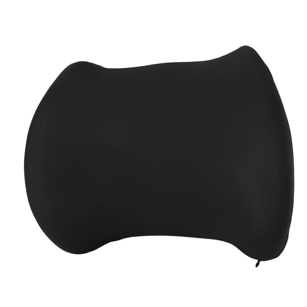Almohada Lumbar de Espuma Viscoelástica, Diseño Convexo, Cojín Ergonímico y Para Silla de Oficina, Almohada de Apoyo Lumbar Desmontable Y Lavable