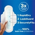 thumbnail image 2 of Always Maxi Size 2 Super Long Unscented Pads with Wings - 32 ct, 2 of 5