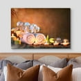 thumbnail image 3 of wall26 Canvas Print Wall Art Relaxing Candle White Orchid Flower Massage Stones Jungle Leaf Nature Yoga Photography Modern Art Contemporary Decorative Chic for Living Room, Bedroom, Bathroom - 16&quo, 3 of 5