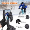thumbnail image 5 of REDESS Unisex Winter Waterproof Black Gloves for Men and Women for Ski Driving Running Cycling Cold Weather, 5 of 7