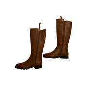 Naturalizer Women's Brown Gael Cinnamon Leather Knee Boot Size 6.5 M