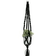 thumbnail image 5 of Hoooked Macrame Hanging Basket Kit W/Zpagetti Yarn-Black, 5 of 5