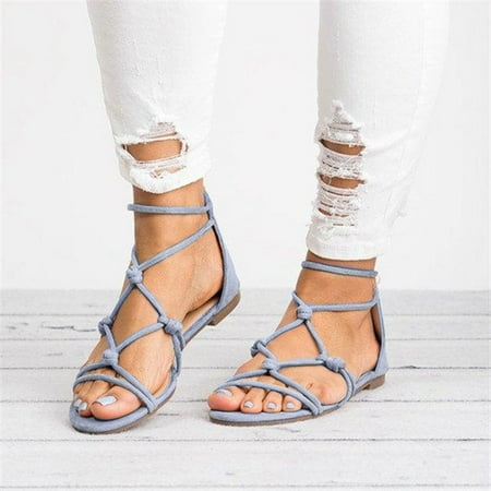 

Qepwscx Sandal For Women Outdoor Sandal For Women Outdoor Women S Ladies Summer Casual Big Size Flat Beach Sandals Roman Shoes Sandal For Women Comfortable