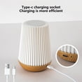 thumbnail image 4 of RXIRUCGD Wood Grain Remote Control Night Light Pat Table Lamp Bedroom Bedside Night Light Rechargeable Colours Ambient Light, 4 of 6