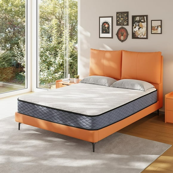 Twin Mattress, 8 Inch Twin Size Mattresses, Memory Foam Mattress Hybrid Mattress for Pressure Pain Relief, Supportive Mattress in a Box (8Inch Twin)
