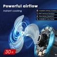 thumbnail image 5 of 2 Pack 22" Wall Mount Fan, 3 Speeds Wall Oscillating Fan with 7000 CFM, Cooling Fan, High Velocity Fans, Black, 5 of 7