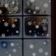 thumbnail image 4 of Pegatinas decorativas despegables y adhesivas con forma de copos de nieve de invierno plateados para el hogar y la oficina, 4 of 4