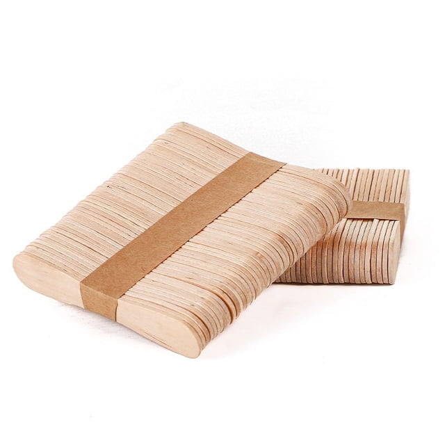 Cuchara de madera desechable, palito de helado, cuchara de madera, palito de yogur, cuchara de helado de madera envasada individualmente