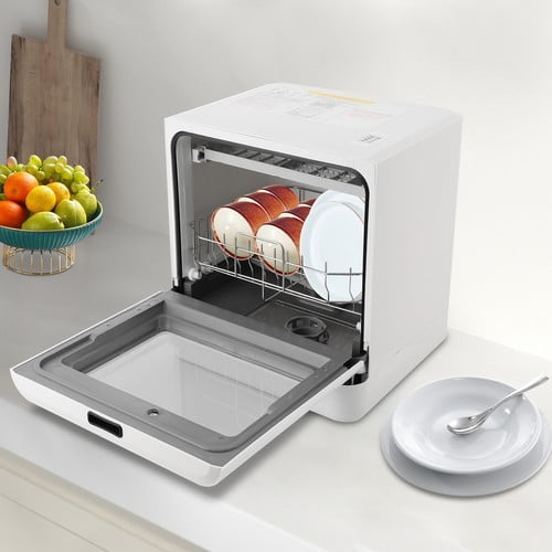 Shzicmy Portable Mini Dishwasher, Countertop Dishwasher, Household Mini Dishwasher