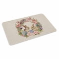 thumbnail image 4 of Easter Day Door Mat Indoor Outdoor,Farmhouse Country Easter Eggs Rabbits Floral Non Slip Welcome Mat with Rubber Backing,Absorbent Front Door Mats Entryway Rug for Home Patio Entrance 20"x31.5", 4 of 9