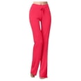 thumbnail image 1 of Pantalones de yoga para mujer talla grande 2025 - Pantalones de entrenamiento elásticos de cintura alta y pierna ancha - Cordón, poliéster y spandex - S-XXXXL, 1 of 6