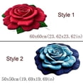 thumbnail image 2 of Durable Portable Non-slip Soft Absorbent Blanket Door Gasket Peony Floor Mat Bathroom Floor Mat Flower Carpet STYLE 2, 2 of 8