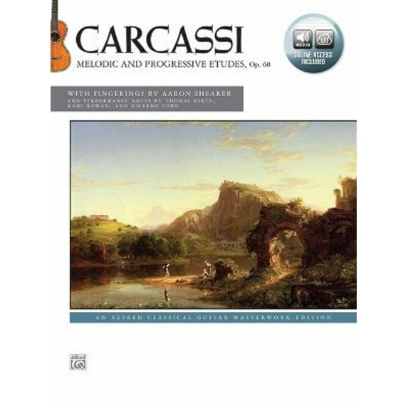 Pre-Owned Carcassi -- Melodic and Progressive Etudes, Op. 60 : An Alfred Classical Guitar Masterwork Edition, Book and Online Audio (Paperback) 9781470615246
