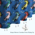 thumbnail image 6 of Blue Cartoon Dinosaurs Text Pattern Shower Curtain 72"x72" ,Bathroom Decorative Shower Curtains Set with 12 Hooks,Modern Waterproof Washable Shower Curtain, 6 of 6