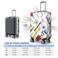 thumbnail image 4 of Hirioo equipment for repair tools for Elasticity Suitcase Cover (No luggage Included) Durable Luggage Protector Fits 18-32 Inch Luggage-Large, 4 of 7