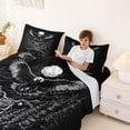 thumbnail image 3 of Erosebridal Motorcycle Queen Sheet Sets,American Eagle Animals Bed Set For Bots Adults 4pcs, 3 of 6