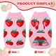 thumbnail image 4 of Jersey para perros SCIROKKO Fruit Series para perros pequeños, color rosa, 4 of 7