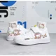 thumbnail image 1 of Sanrioed-Zapatillas deportivas con estampado de dibujos animados para niños, zapatos de grillo blancos, Cinnamoroll Kuromi Kawaii, tenis al aire libre, 1 of 5