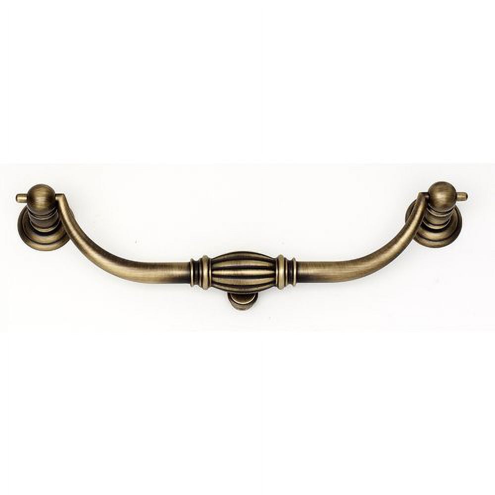 Alno A233-8-PA Tuscany Bail Pull Polished Antique