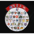 thumbnail image 2 of Cesta De Baloncesto Recuerdo Insignia Broche Lakers Warriors Bucks Nets Clippers Bolsas Accesorios De Ropa, 2 of 4