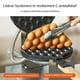 thumbnail image 4 of Máquina para hacer waffles con burbujas y huevos de VEVOR, 1400 W, antiadherente, 4 of 9