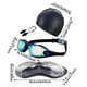 thumbnail image 2 of Set de gafas de natación antivaho con clip nasal y tapones para los oídos para adultos y adolescentes. Accesorios para entrenamiento de natación., 2 of 4