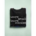 thumbnail image 3 of NASA Infinite Space Nasa Design Sweatshirt Men -NASA Designs, Male x-Large, 3 of 4