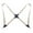 Beige, variant on MOJOGO Unisex Suspenders Casual X Back Adjustable Daily & Work Wear Braces with 2 Clip for Workwear Jean Trousers Black Free Size