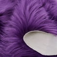 thumbnail image 3 of Unique Bargains Soft Faux Sheepskin Fur Solid Plush Area Rug Carpet Pad for Bedroom Floor Mats Rectangle, 3 of 8