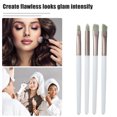 thumbnail image 3 of 8 Pcs Makeup Brush Set Travel Brush Contour Brush Artificial Fiber Plastic Metal Handle Light Blue, 3 of 7