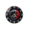 thumbnail image 2 of Reloj de pared 2D, reloj decorativo con números grandes, diseño artístico y vintage. 25 cm de diámetro, 2 of 8