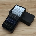 thumbnail image 3 of 5 Pairs Mens Socks Fashion Assorted Cotton Formal Socks Crew Socks Winter Socks, 3 of 8