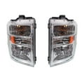 thumbnail image 3 of New Pair Of Halogen Headlights Compatible With Ford E-350 Super Duty Base Cutaway Van 2 Door 5.4L 2008 2009 2010 2011 2012 2013 2014 By number FO2503249 FO2502249 AC2Z-13008-D AC2Z-13008-C AC2Z13008C, 3 of 5