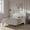 White-3, variant on BSHTI King Size Platform Bed Frame with Charging Station (20W PD Type-C & USB), 2-in-1 Headboard, Modern Minimalist Design, Heavy-Duty Metal Frame, White