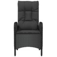 thumbnail image 3 of vidaXL Outdoor Chairs 2 pcs Poly Rattan Black, 3 of 5