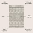 thumbnail image 2 of JONATHAN Y MOH209A-4 Izil Moroccan Beni Souk Cream/Gray 4 ft. x 6 ft. Area Rug, Bohemian Scandinavian, Pet Friendly, Stain Resistant, Easy to Clean, for Living Room; Kitchen, Bedroom, 2 of 11