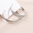 thumbnail image 3 of Maoww Boucles d'Oreilles Rondes pour Femmes Filles Boucles d'Oreilles en Alliage Mat Déclaration Bijoux de Mariage Cadeau, 3 of 8