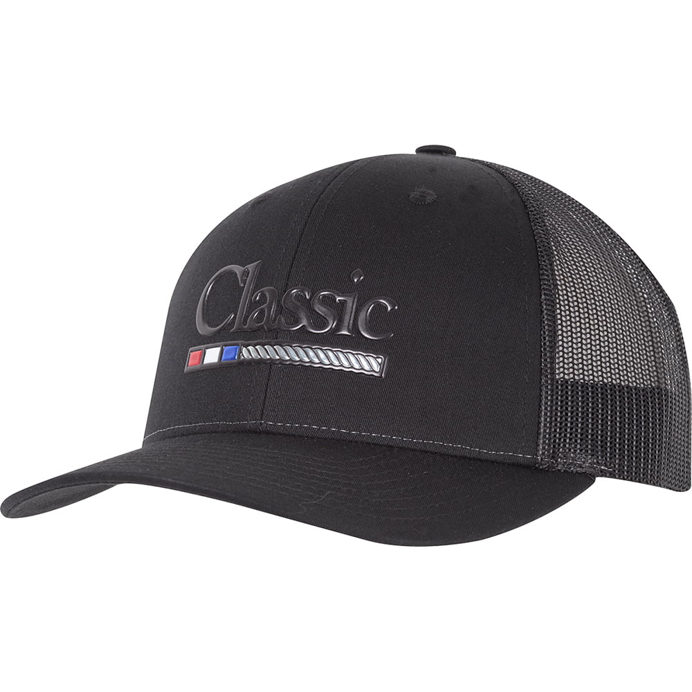 Classic Rope Company Mens Classic Logo Cap OS Black - Walmart.com ...