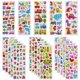 thumbnail image 1 of Pegatinas Meafeng 3D para niños pequeños, más de 550 unidades Vivid Puffy, 24 hojas, 1 of 7