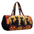 thumbnail image 3 of Hippie Van Quilted Duffle Bag, Boho Travel Weekender Bag with Strap, Retro Style for Everyday Travel Boho Bag, 3 of 7