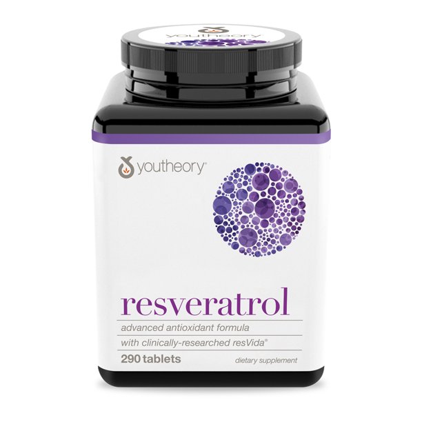 Youtheory Resveratrol Advanced Antioxidant Formula, 290 Tablets