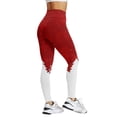 thumbnail image 3 of Mallas Termicas Gibobby de Navidad para mujer con estampado navideño rojo S, 3 of 5