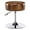 Yellowish Brown Pu, variant on YANG2 Tufted Velvet Vanity Stool, Modern Makeup Stool Vanity Chair Height Adjustable Swivel Stool Round Ottoman for Bedroom Living Room, Dark Blue