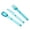 Blue, variant on Sportteer Camping Tableware Set Magnetic Utensils Set Metal Flatware Food Grade Polished Surface Outdoor Travel Fork Spoon Camping Utensils Kit Magnetic Utensils Set