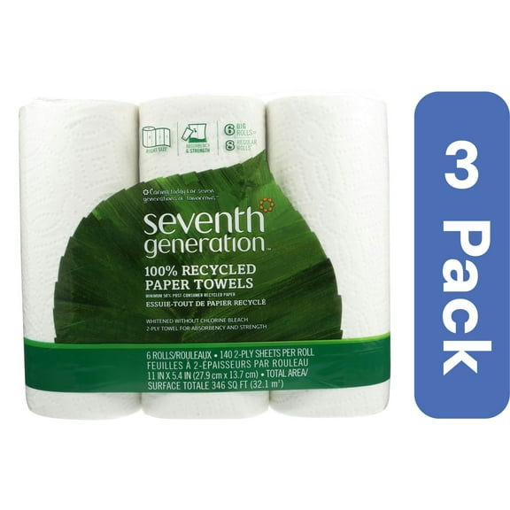 Seventh Generation Paper Towels 6-Roll Pack (Pack Of 3)