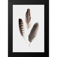 thumbnail image 2 of PI Studio 17x24 Black Modern Framed Museum Art Print Titled - Feathers I, 2 of 5